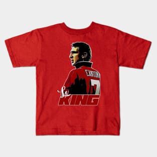 Mancs Gone Mad - Eric Cantona - LE KING Kids T-Shirt